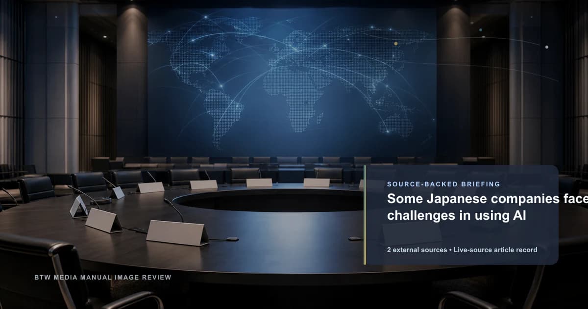 Algunas empresas japonesas enfrentan desafíos en el uso de la IA