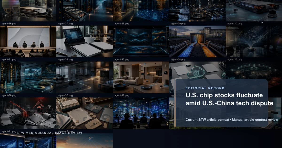 Las acciones de chips de EE. UU. fluctúan en medio de la disputa tecnológica EE. UU.-China