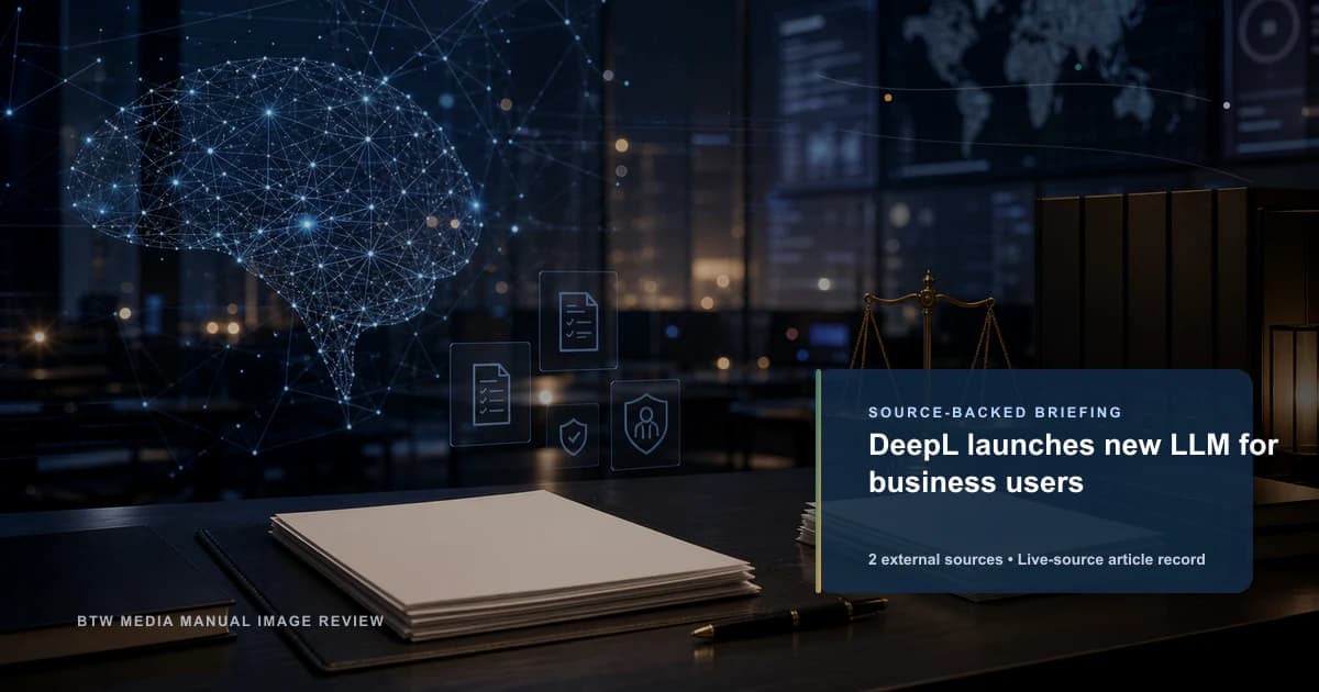 DeepL、企業向け新 LLM を発表