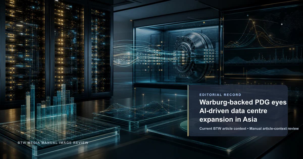 Warburg 出資の PDG、AI 主導のデータセンター拡張をアジアで計画