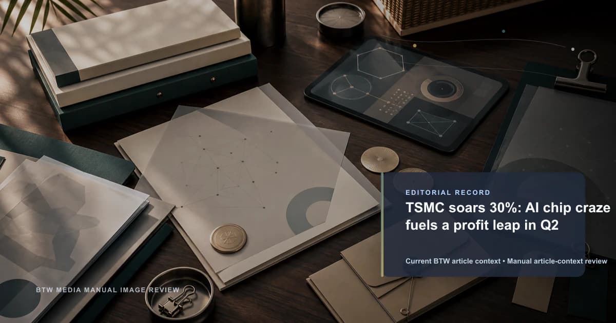 TSMC が 30%急騰:AI チップ狂騒が Q2 利益の急増を後押し