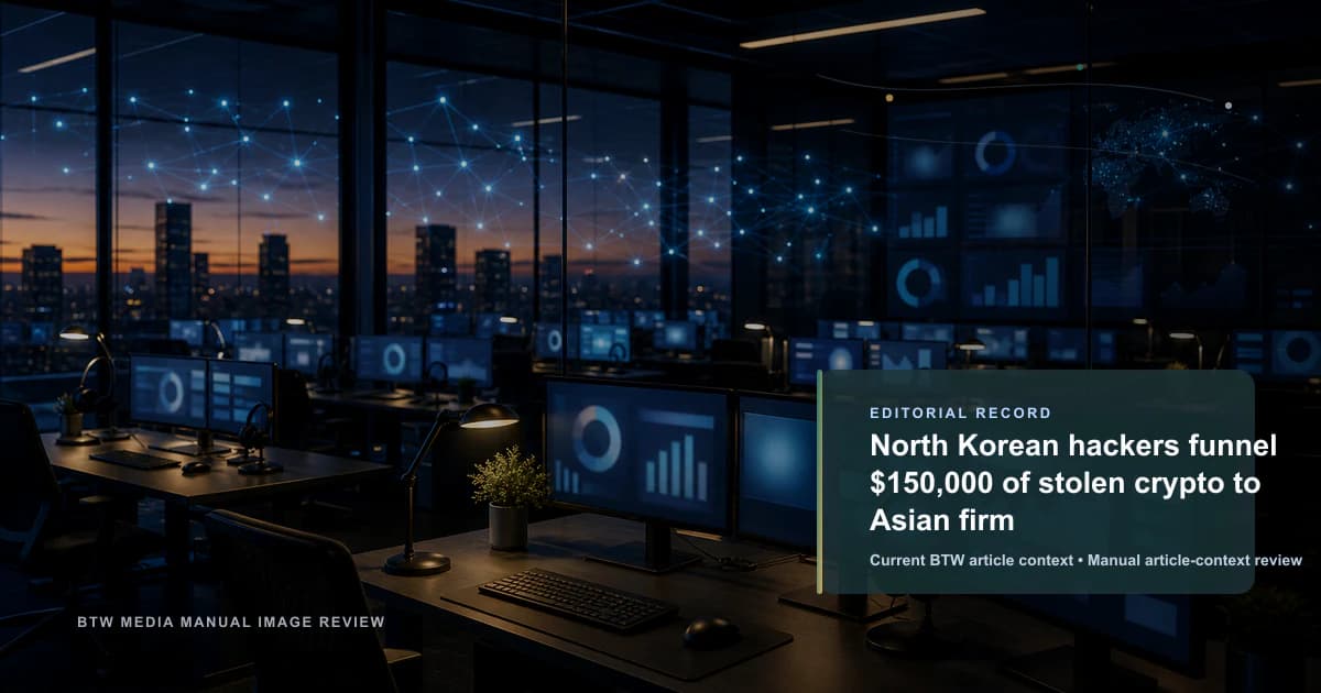 北朝鮮ハッカー、盗んだ暗号資産 15 万ドルをアジア企業に送金