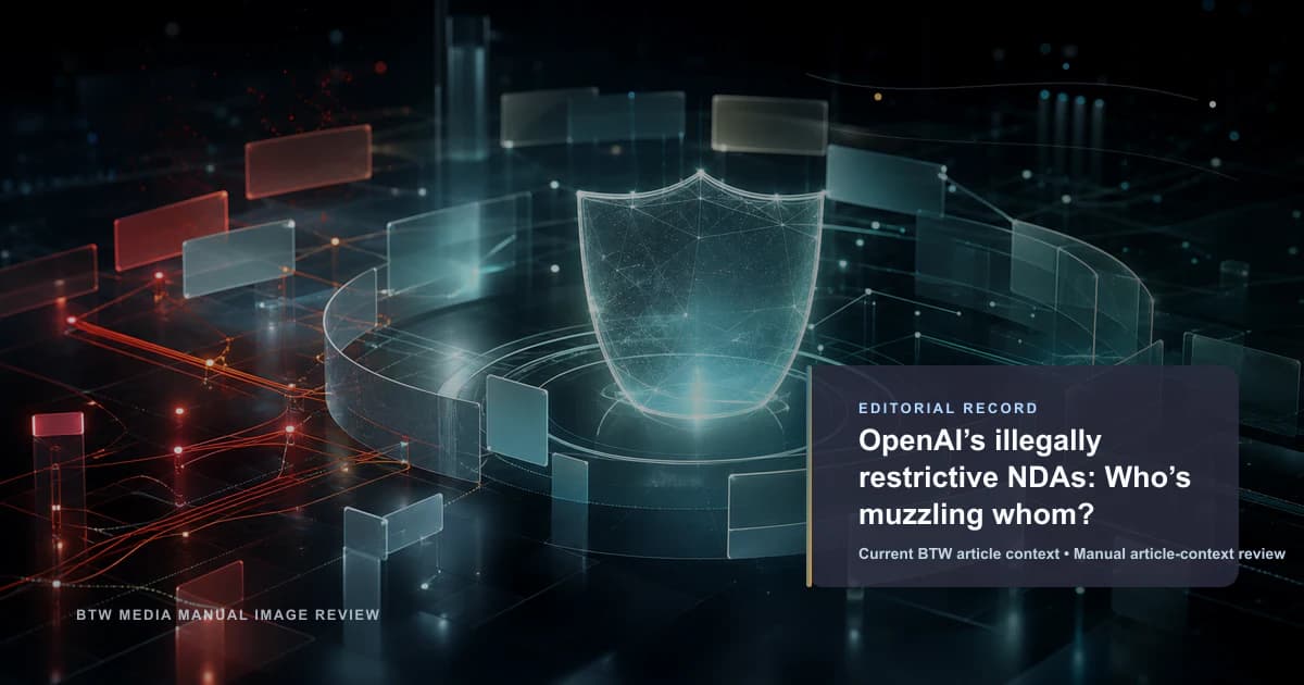 Los NDAs ilegalmente restrictivos de OpenAI: ¿Quién amordaza a quién?