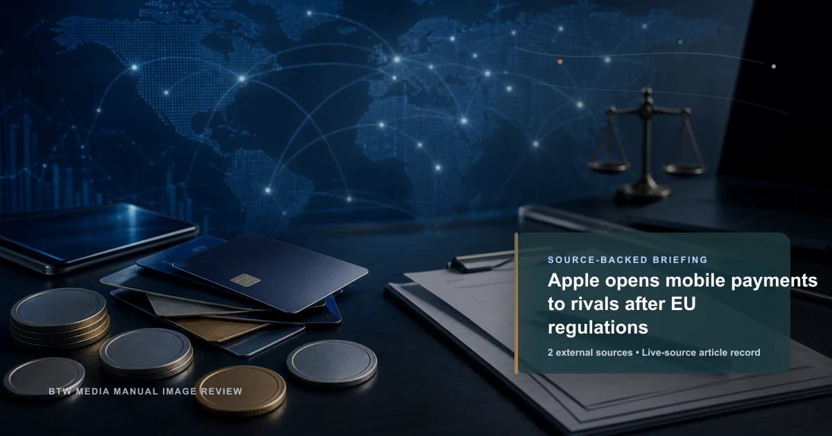 Apple abre los pagos móviles a sus rivales tras las regulaciones de la UE