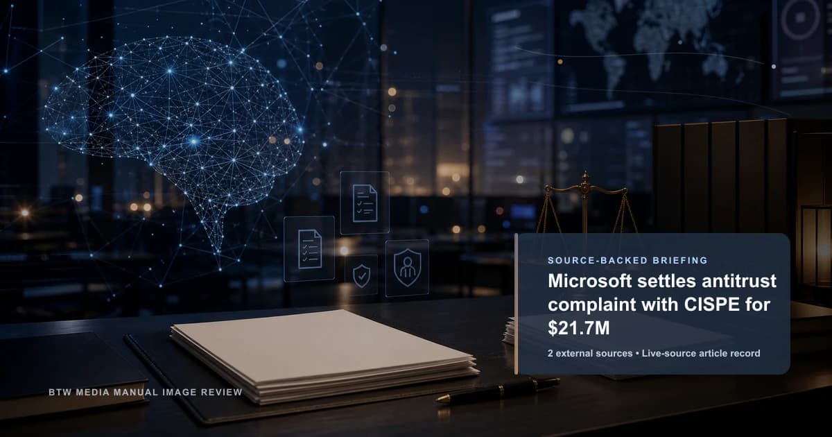 Microsoft resuelve queja antimonopolio con CISPE por $21.7M