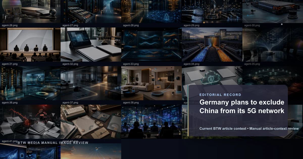 Alemania planea excluir a China de su red 5G