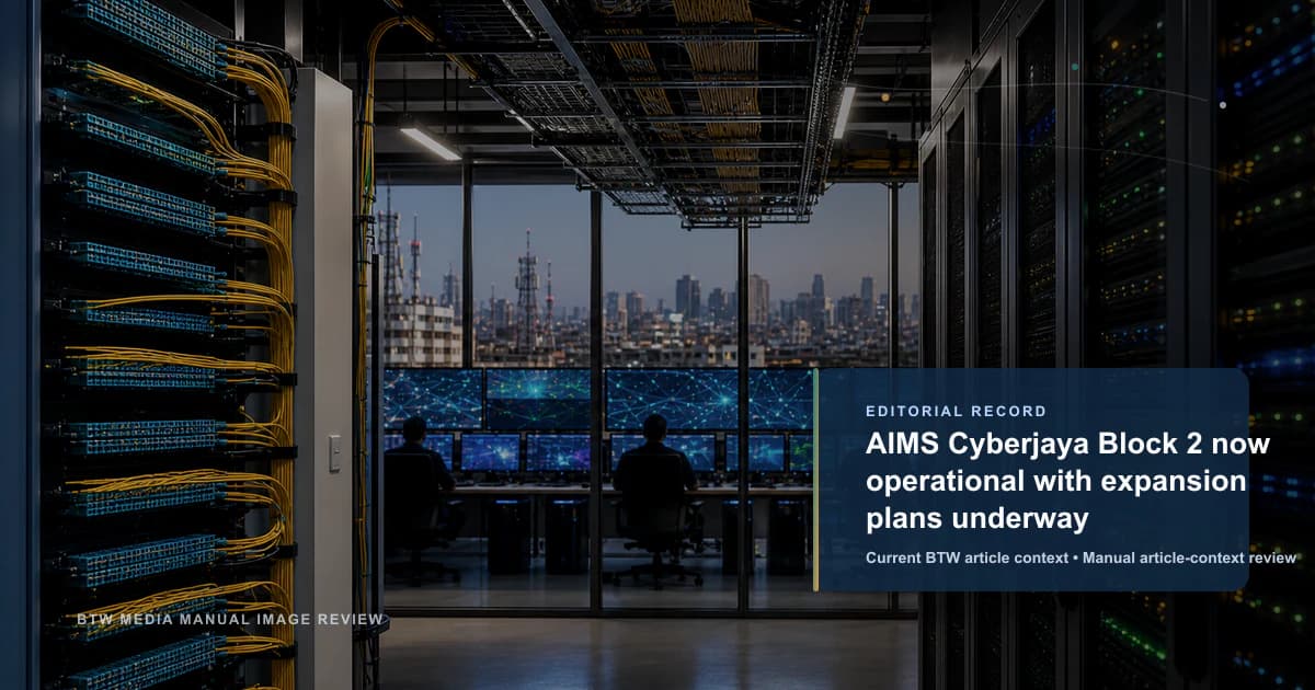 AIMS Cyberjaya Bloque 2 ya operativo con planes de expansión en marcha