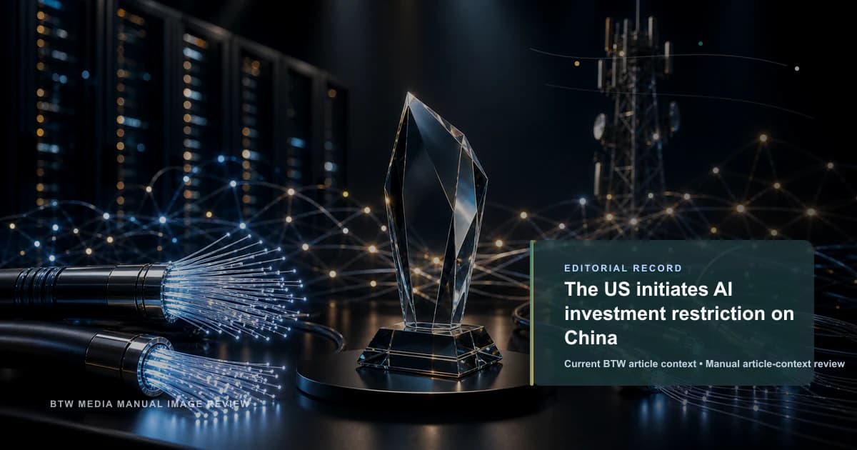 Estados Unidos inicia restricción a la inversión en IA en China