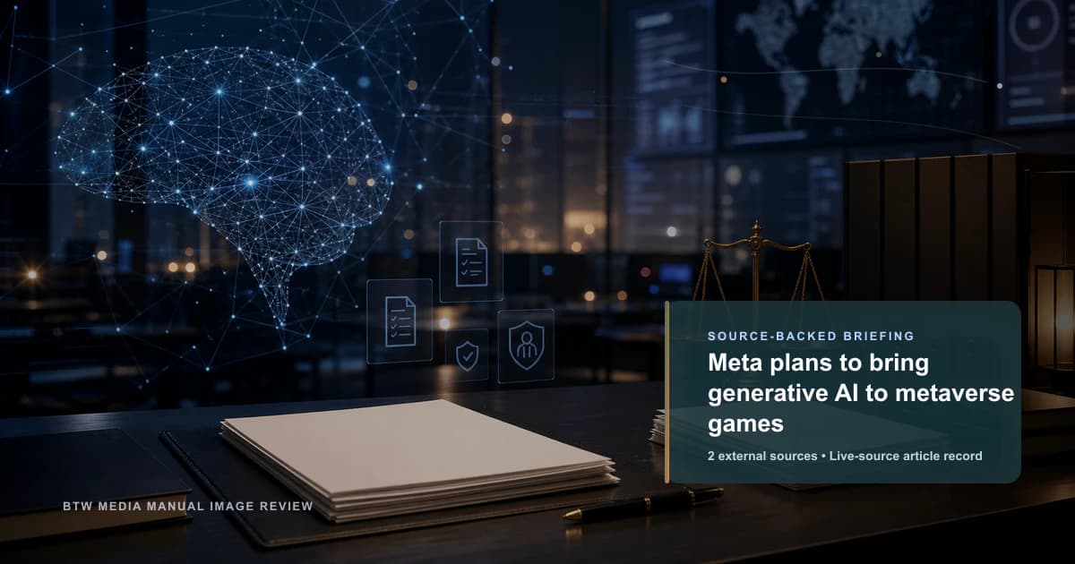 Meta planea llevar la IA generativa a los juegos del metaverso