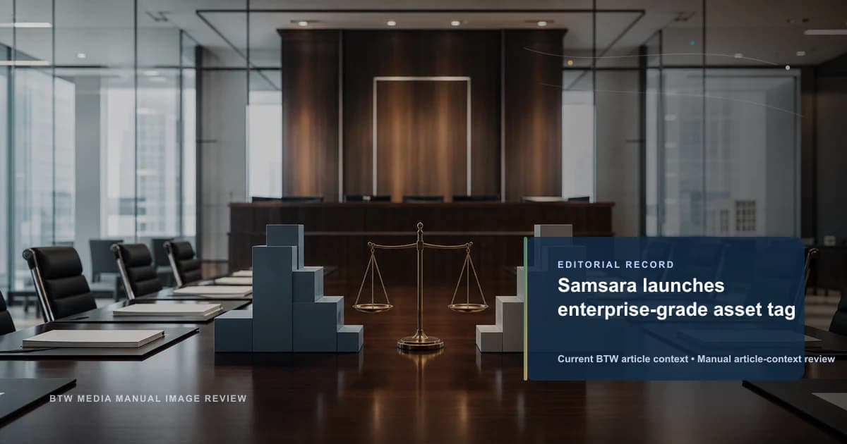 Samsara lance l'Enterprise Asset Tag