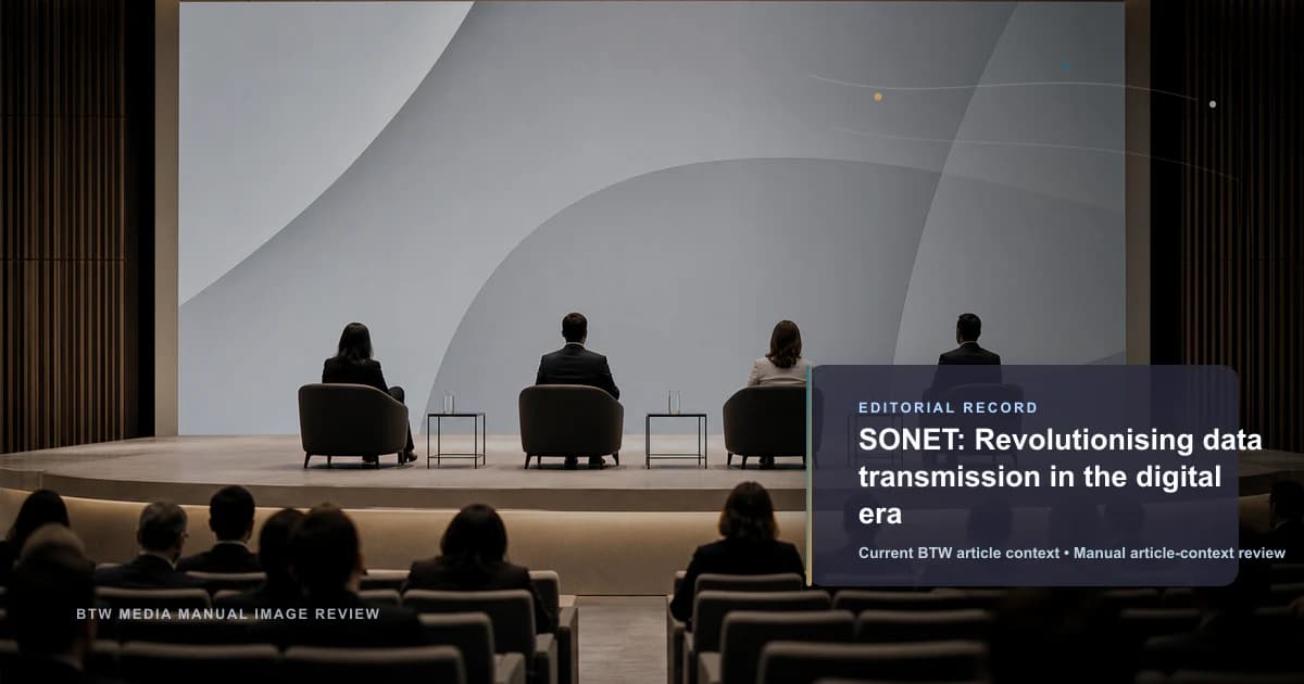 SONET:数字时代数据传输的革命