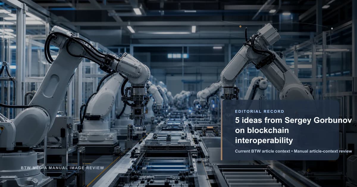5 ideias de Sergey Gorbunov sobre interoperabilidade em blockchain