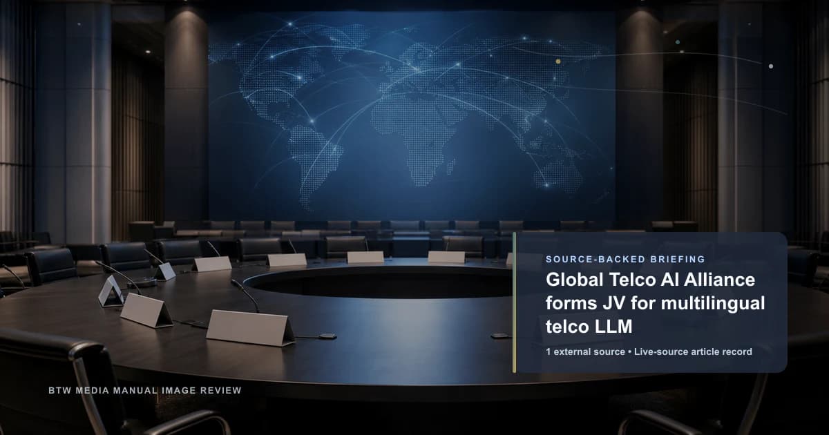 Global Telco AI Alliance forma JV para LLM telco multilingüe