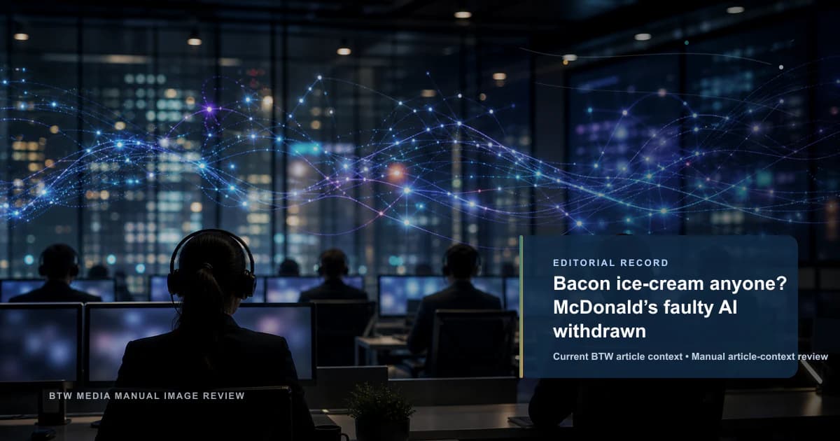 Glace au bacon, ça vous dit? L'IA défaillante de McDonald's retirée