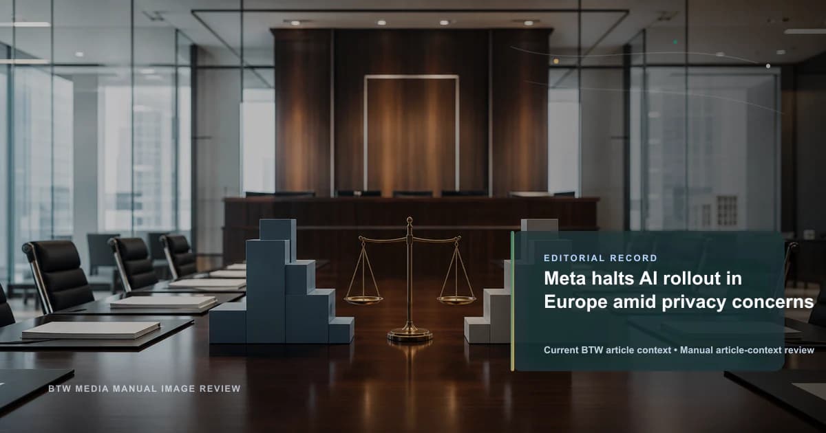 Meta detiene el lanzamiento de IA en Europa en medio de preocupaciones por la privacidad
