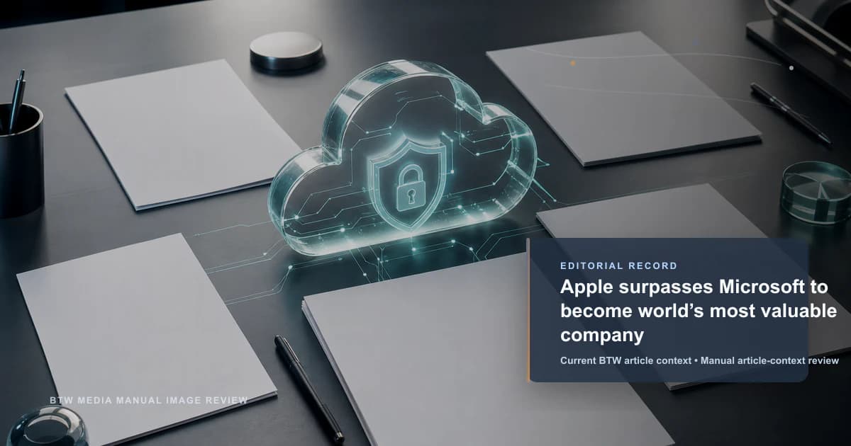Apple supera a Microsoft como la empresa más valiosa del mundo