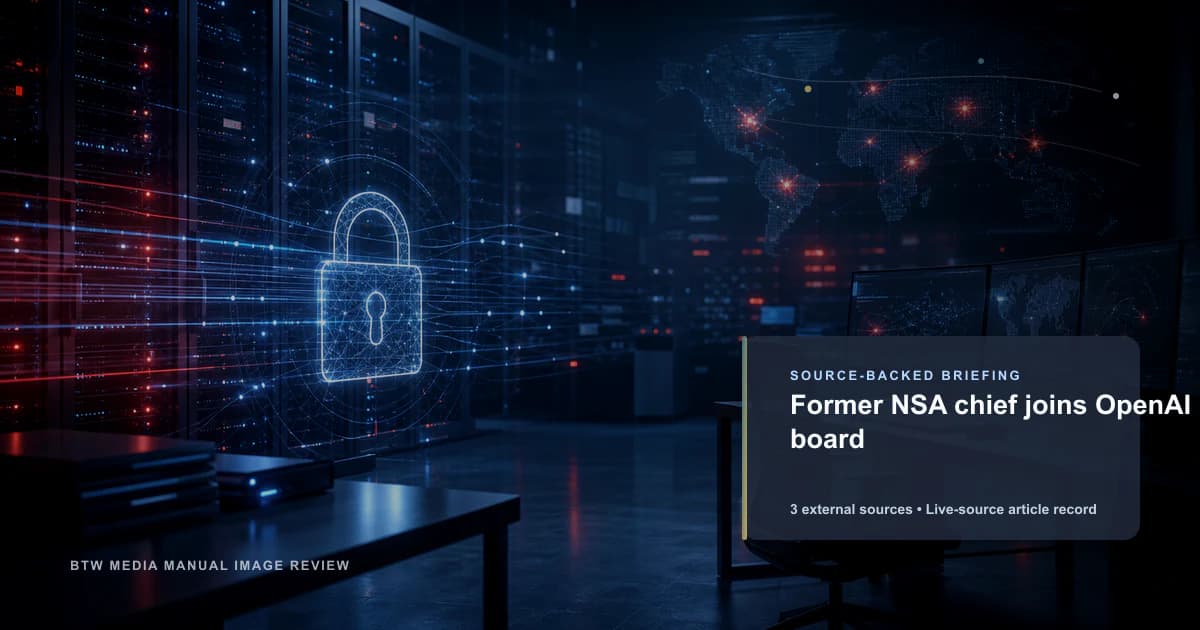Exdirector de la NSA se une a la junta de OpenAI