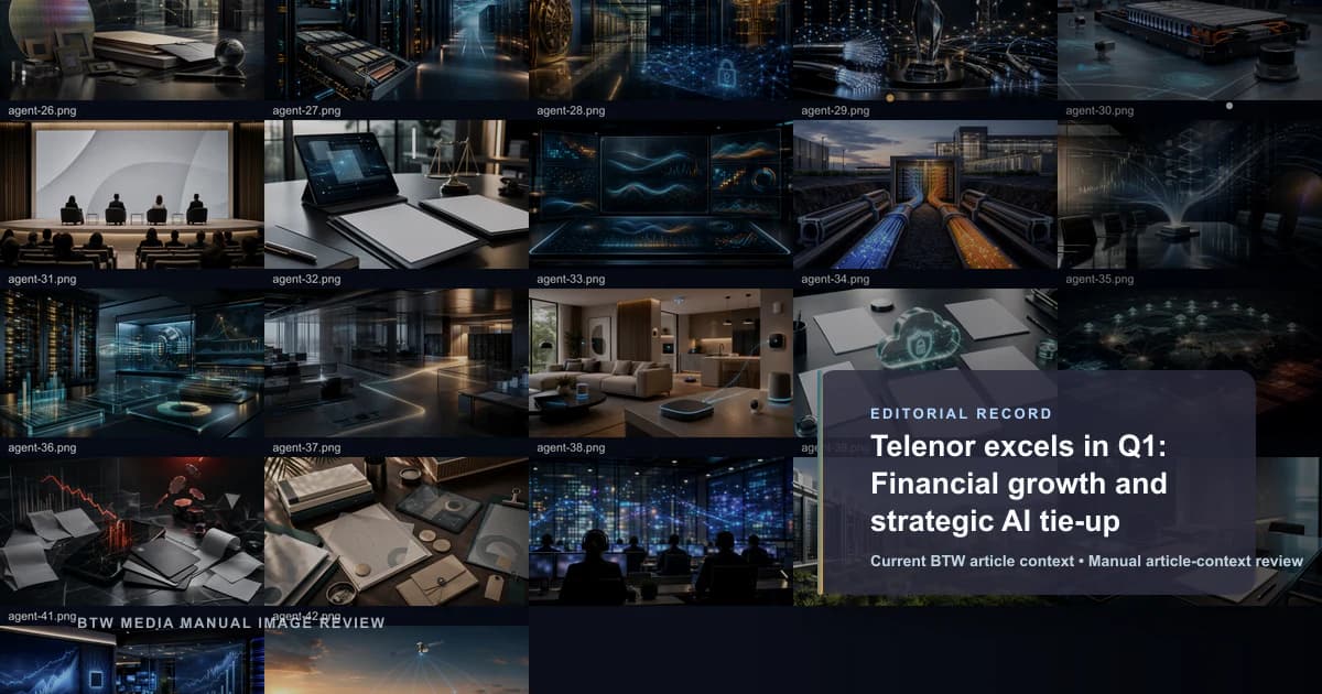 Telenor sobresale en el Q1: crecimiento financiero y alianza estratégica con IA