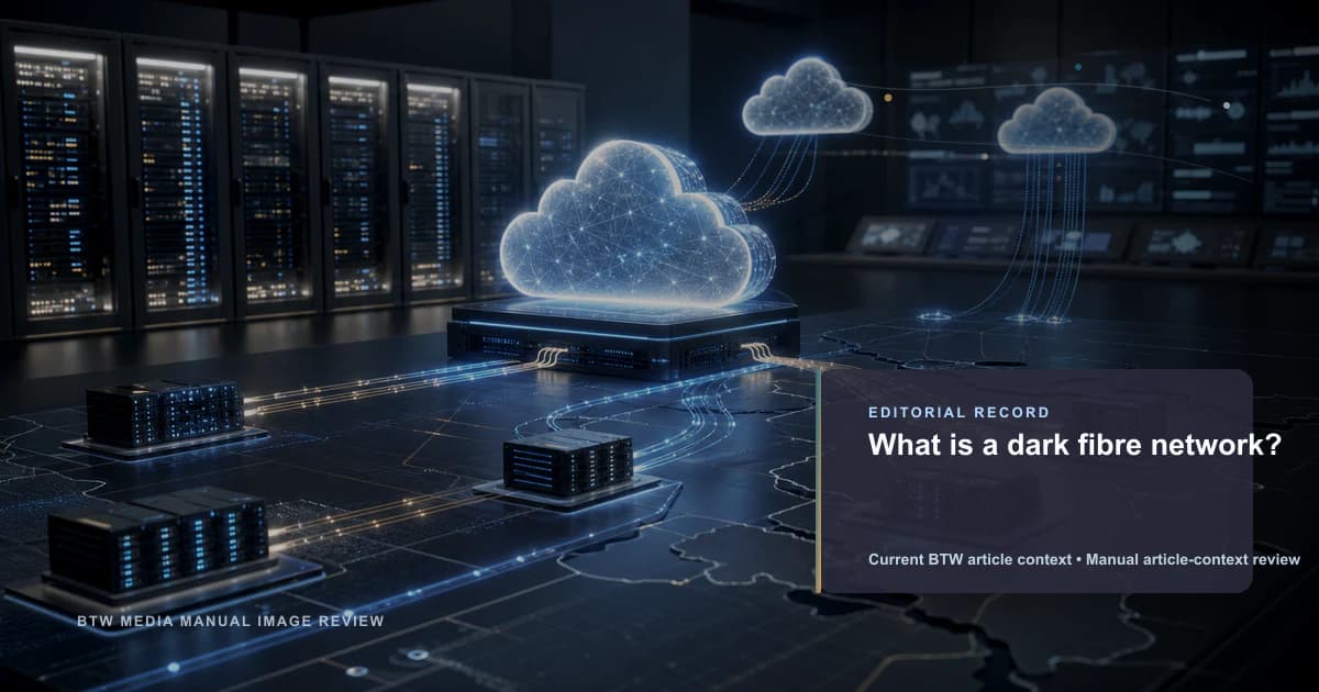 What is a dark fibre network? reviewed editorial briefing visual