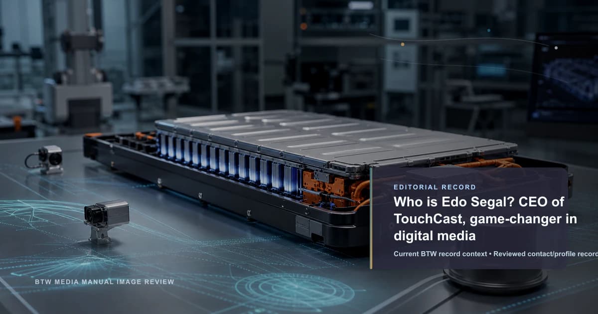 Who is Edo Segal? CEO of TouchCast, game-changer in digital media reviewed editorial briefing visual