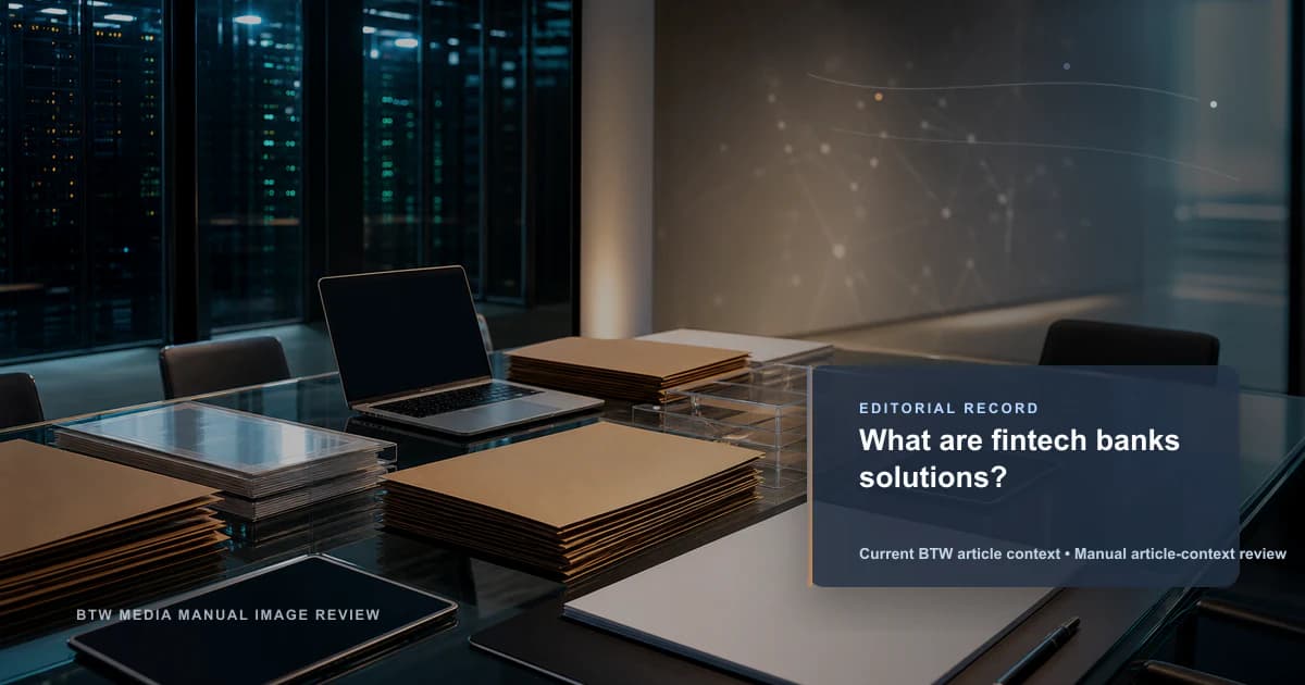 ¿Qué son las soluciones de los bancos fintech?
