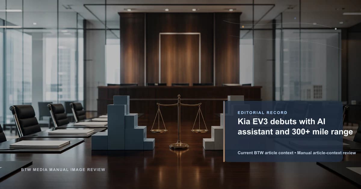 Kia EV3 debuts with AI assistant and 300+ mile range reviewed editorial briefing visual