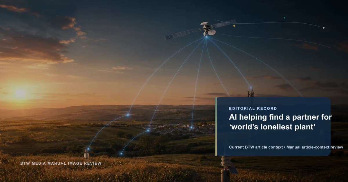 AI ayuda a encontrar pareja para la ‘planta más solitaria del mundo’