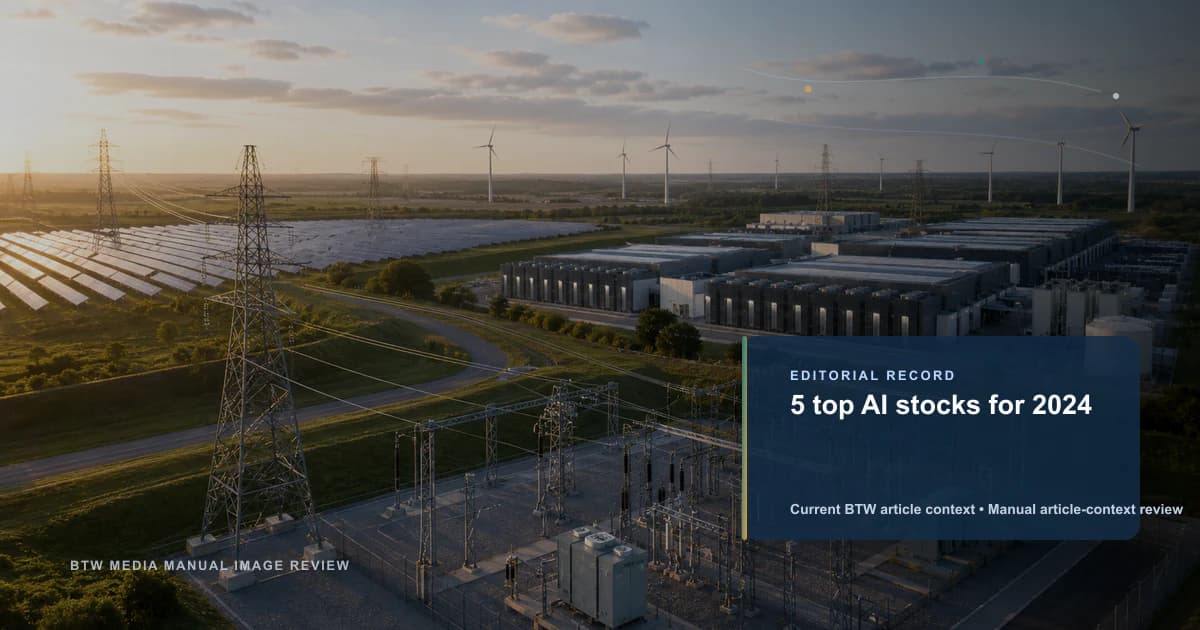 5 top AI stocks for 2024