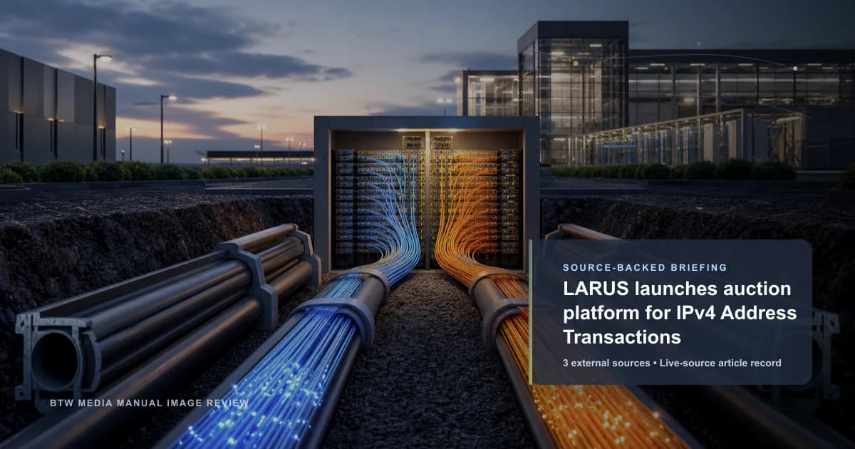 LARUS lanza plataforma de subastas para transacciones de direcciones IPv4