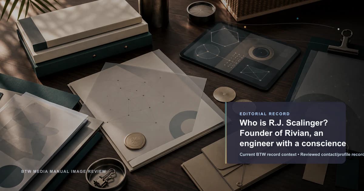 谁是 R.J. Scalinger?Rivian 创始人,一位有良知的工程师