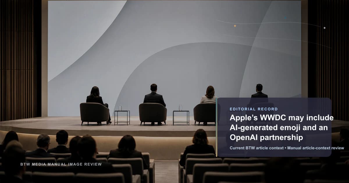苹果 WWDC 可能包含 AI 生成表情和 OpenAI 合作