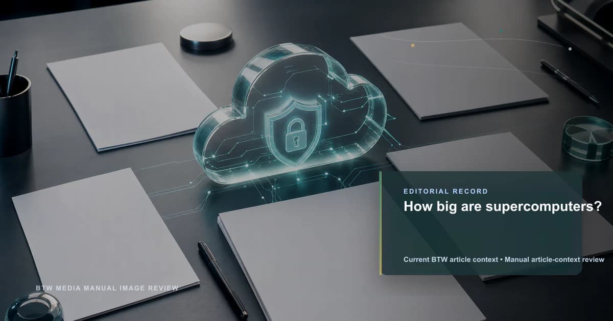 ¿Qué tan grandes son las supercomputadoras?