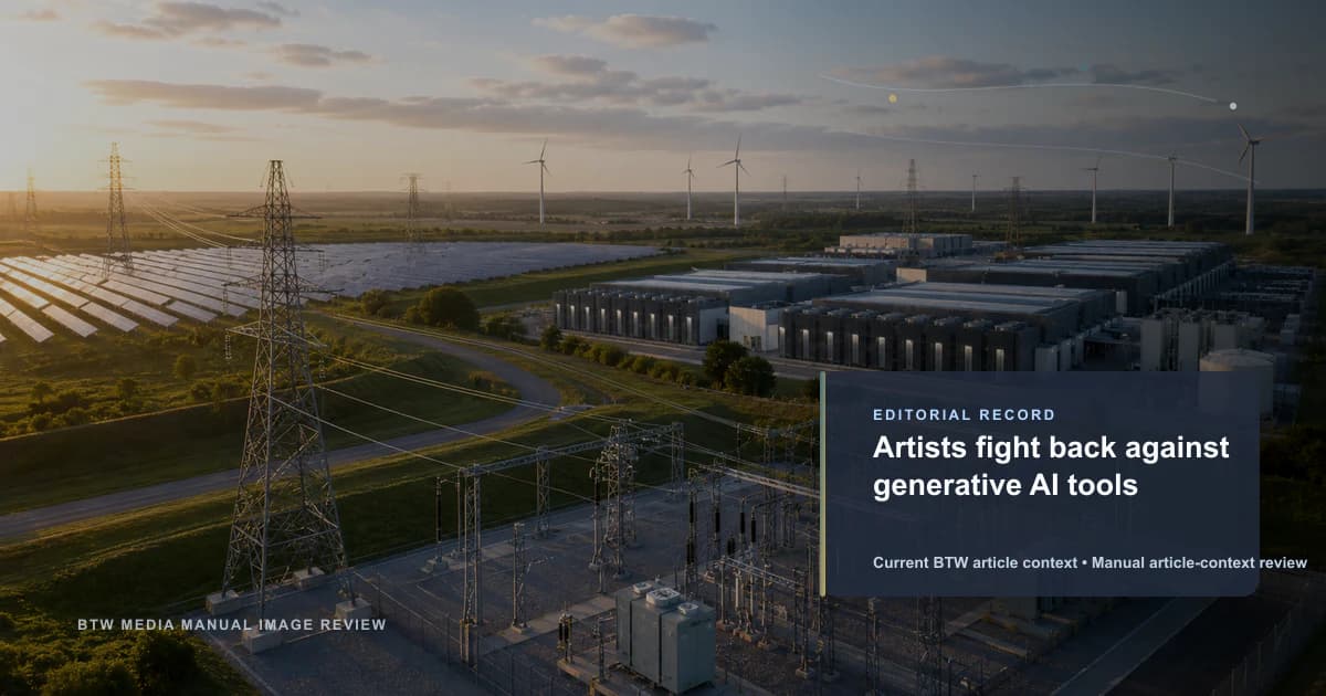 Artists fight back against generative AI tools reviewed editorial briefing visual