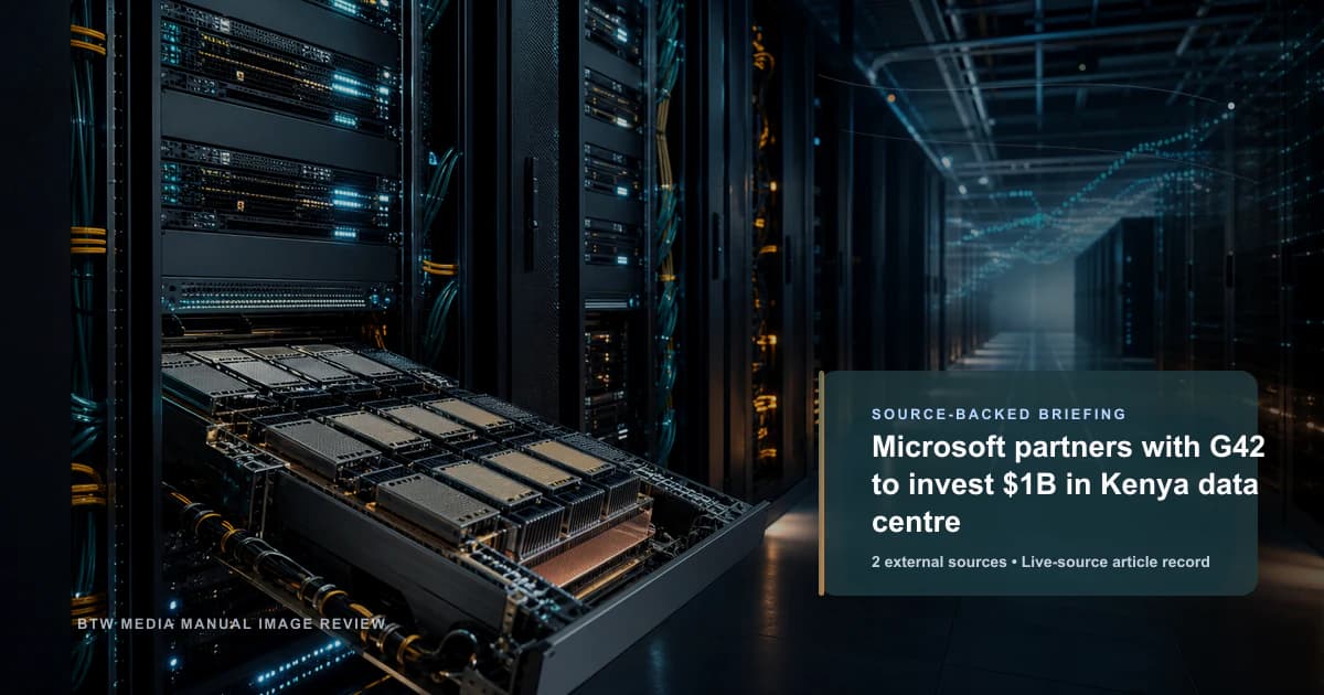 Microsoft se asocia con G42 para invertir 1.000 millones de dólares en centro de datos en Kenia