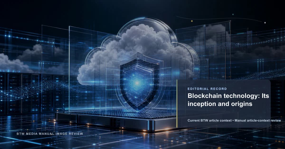 Tecnología blockchain: Inicio y orígenes