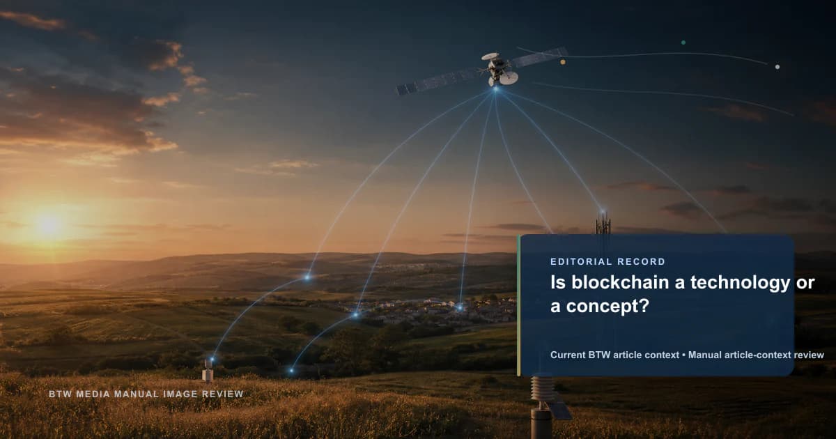 ¿Es blockchain una tecnología o un concepto?