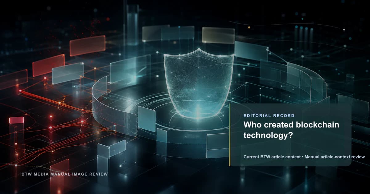 ¿Quién creó la tecnología blockchain?