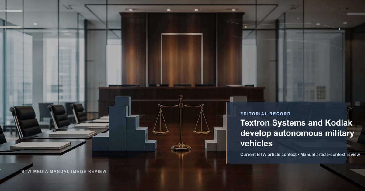 Textron Systems y Kodiak desarrollan vehículos militares autónomos