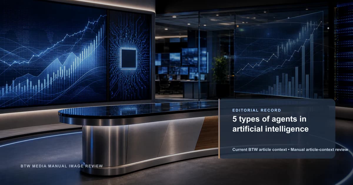 5 types d'agents en intelligence artificielle