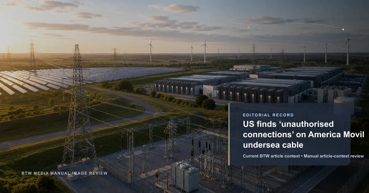 US finds ‘unauthorised connections’ on America Movil undersea cable reviewed editorial briefing visual