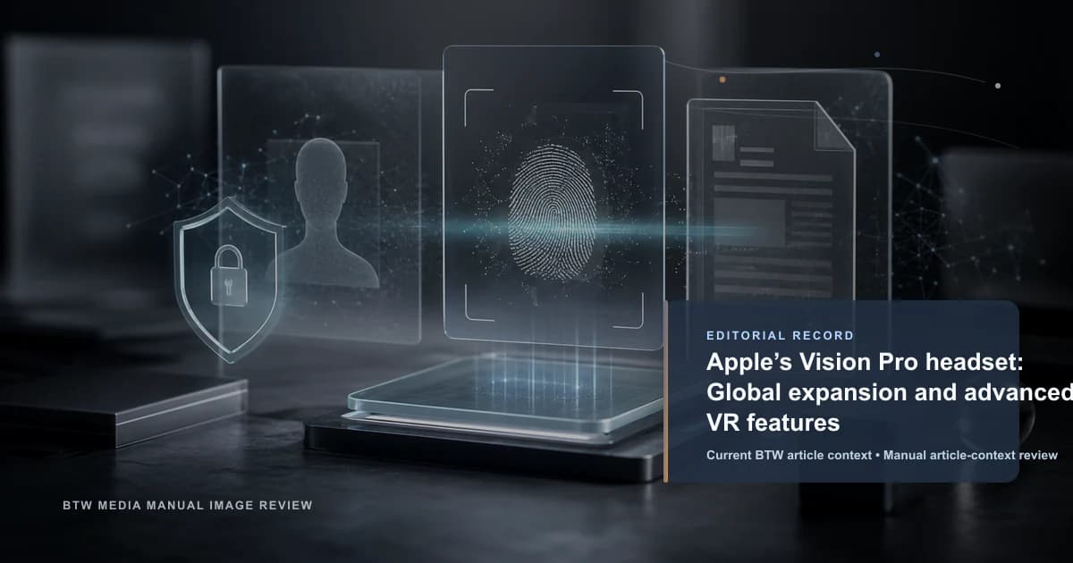 Casque Vision Pro d’Apple: expansion mondiale et fonctionnalités avancées de réalité virtuelle