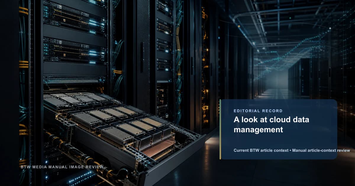 Un aperçu de la gestion des données cloud