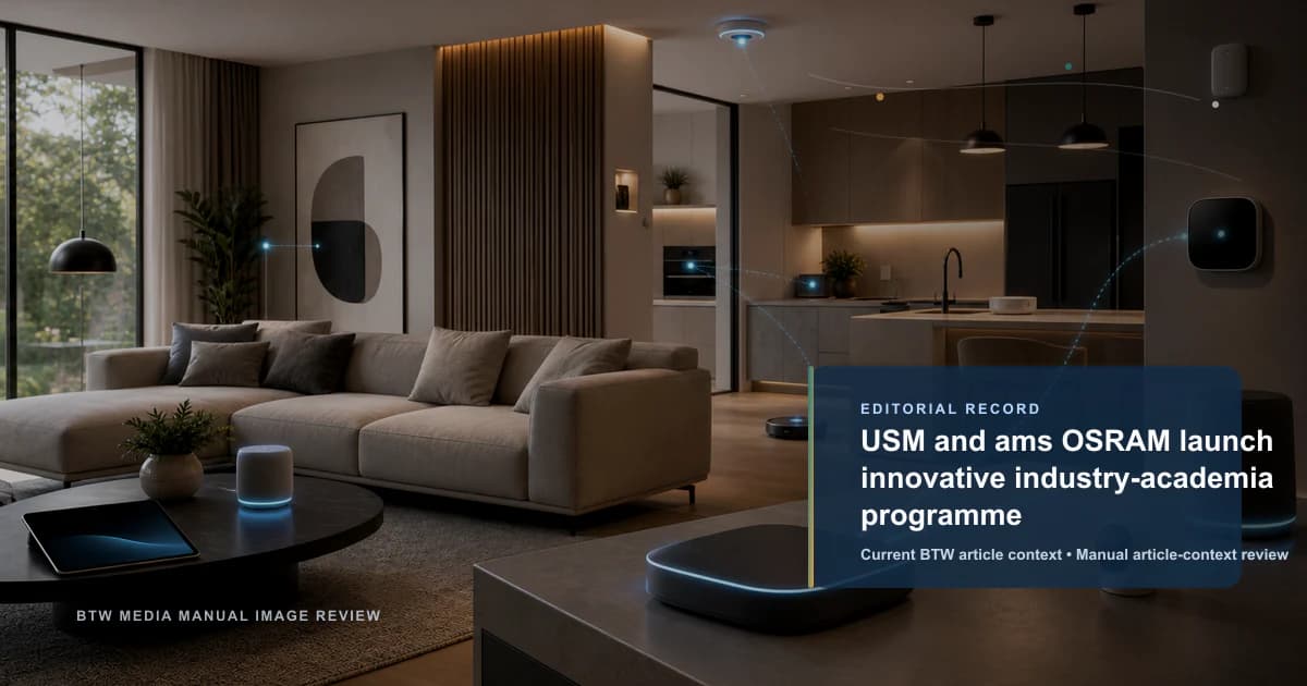 USM et ams OSRAM dévoilent un programme université-industrie innovant