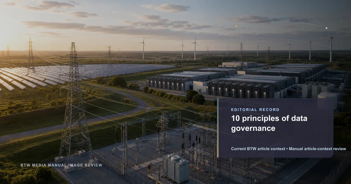 10 principes de gouvernance des données