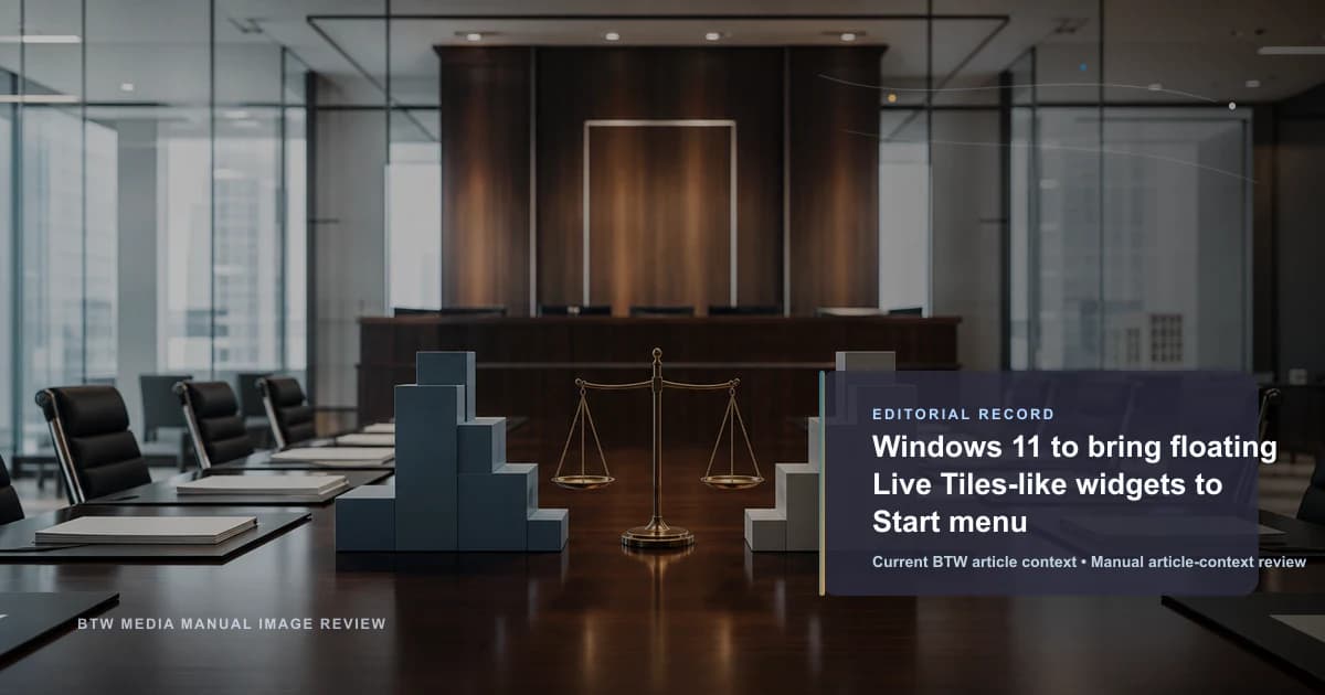 Windows 11 apporte des widgets flottants de type Live Tiles au menu Démarrer