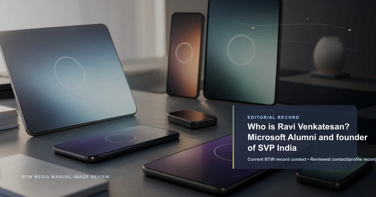 ¿Quién es Ravi Venkatesan? Exalumno de Microsoft y fundador de SVP India