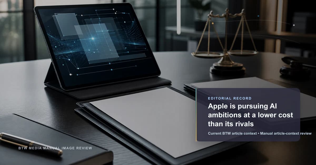 Apple 以低于竞争对手的成本追求 AI 雄心