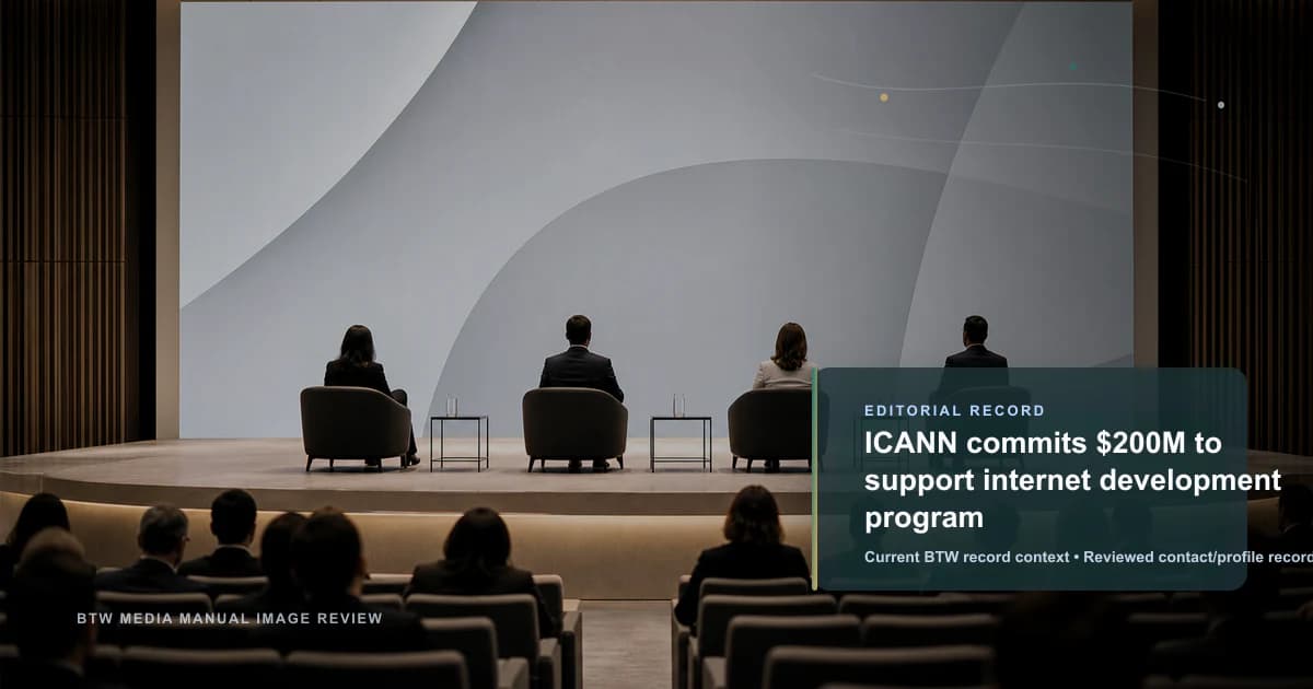 ICANN commits $200M to support internet development program reviewed editorial briefing visual