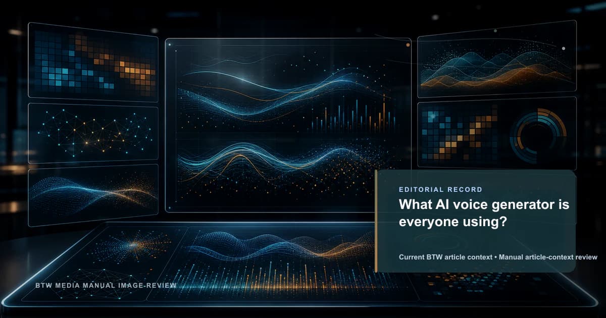みんなが使っている AI 音声ジェネレーターは?