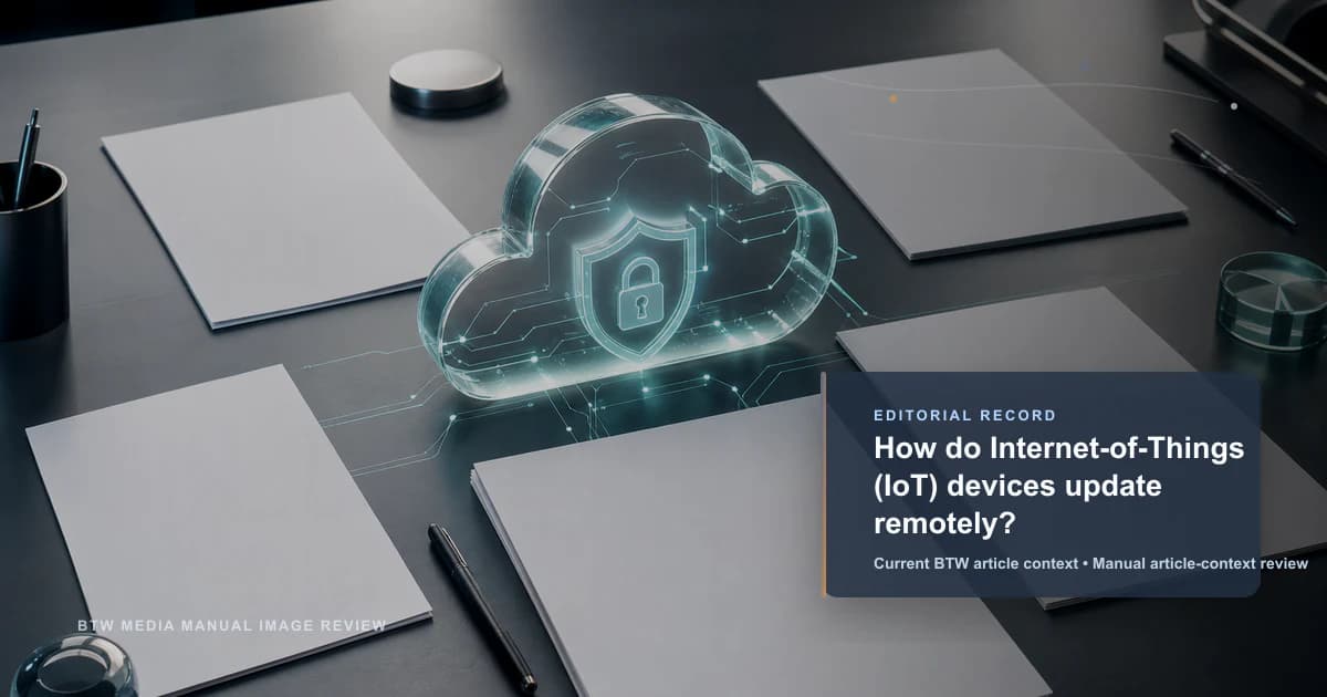 Comment les appareils de l'Internet des objets (IoT) se mettent-ils à jour à distance ?